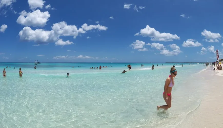 Playa Mahahual en Quintana Roo México